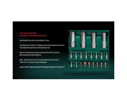 Набор торц. головок 1/4"DR4-14мм и 1/2"DR10-32 мм,94 предм.(6гран.) (TK-94) HANS-foto6