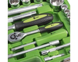 Универсальный набор инструмента 1/4" & 1/2", 94 предм. (12 гран.) (НГ-4094П-12) ALLOID-foto8