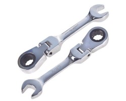 Ключ комбин трещоточный укороченный с карданом 14 мм.(КТУ-2091-14К) ALLOID-foto3