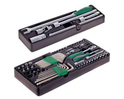 Набор инструмента 111 предметов. 1/4", 1/2" (6 гран.) (TTB-111G) HANS-foto9