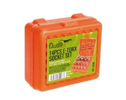 Набор головок торкс 1/4"-3/8"-1/2"DR, Е4-Е24, 14 предм. (НГЕ-424K) ALLOID-foto2
