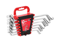 Набор накидных ключей 6 шт., 6-17 мм Cr-V INTERTOOL HT-1101-foto2