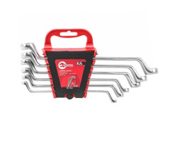 Набор накидных ключей 6 шт., 6-17 мм Cr-V INTERTOOL HT-1101-foto6