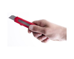 Нож прорезной с отломным лезвием 18 мм INTERTOOL HT-0500-foto7