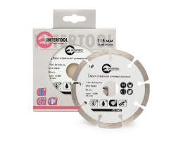 Диск отрезной сегментный, алмазный 115 мм, 16-18% INTERTOOL CT-1001-foto3