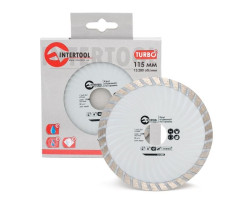 Диск отрезной Turbo, алмазный 115 мм, 16-18% INTERTOOL CT-2001-foto3