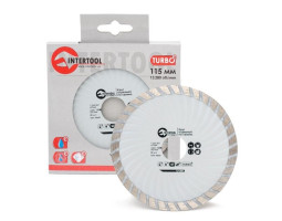 Диск отрезной Turbo, алмазный 115 мм, 16-18% INTERTOOL CT-2001-foto3