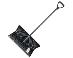 Лопата для уборки снега 505*340мм с ручкой 1300 мм INTERTOOL FT-2022-foto6