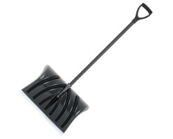 Лопата для уборки снега 505*340мм с ручкой 1300 мм INTERTOOL FT-2022-foto7
