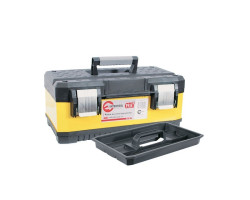 Ящик для инструментов с металлическими замками, 19,5" 498x289x222 мм INTERTOOL BX-2019