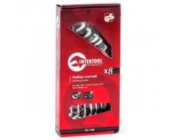 Набор ключей накидных 8 ед., 6-22 мм Cr-V INTERTOOL HT-1102-foto2