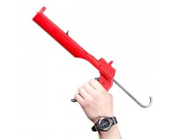 Пистолет для выдавливания силикона, усиленный пластик INTERTOOL HT-0027-foto6