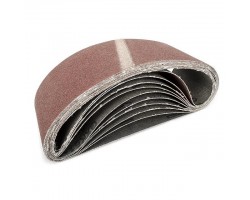 Лента шлифовальная 75x457 мм, зерно 120, уп. 10 шт. INTERTOOL BT-0312-foto3