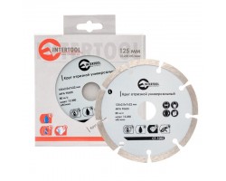 Диск отрезной сегментный, алмазный 125 мм, 16-18% INTERTOOL CT-1002-foto3