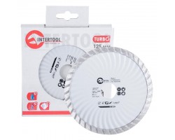 Диск отрезной Turbo, алмазный 125 мм, 16-18% INTERTOOL CT-2002-foto2