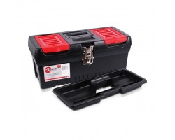Ящик для инструментов с металлическими замками, 16" 396x216x164 мм INTERTOOL BX-1016