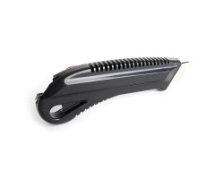 Нож с металлической направляющей под лезвие 18 мм с винтовым фиксатором INTERTOOL HT-0502-foto3