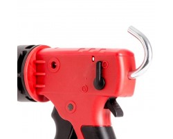 Пистолет для выдавливания силикона, усиленный пластик, 2 режима INTERTOOL HT-0028-foto2