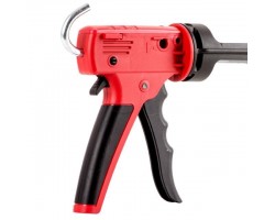 Пистолет для выдавливания силикона, усиленный пластик, 2 режима INTERTOOL HT-0028-foto3