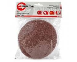 Круг наждачный самоклеющийся 125 мм, К40, уп. 10 ед. INTERTOOL BT-0504-foto2