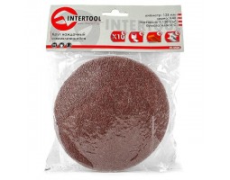Круг наждачный самоклеющийся 125 мм, К40, уп. 10 ед. INTERTOOL BT-0504-foto2