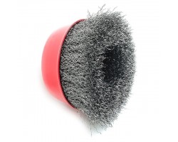 Щетка чашечная 100 мм, для УШМ, М14 (витая проволока) INTERTOOL BT-1100-foto3