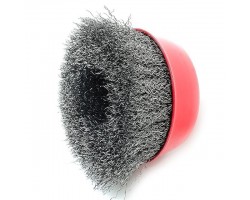 Щетка чашечная 100 мм, для УШМ, М14 (витая проволока) INTERTOOL BT-1100-foto4