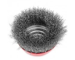 Щетка чашечная 100 мм, для УШМ, М14 (витая проволока) INTERTOOL BT-1100-foto5