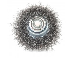 Щетка чашечная 100 мм, для УШМ, М14 (витая проволока) INTERTOOL BT-1100-foto6