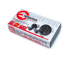 Набор корончатых сверл по дереву составной 19-64 мм 11 шт. INTERTOOL BT-0023-foto2