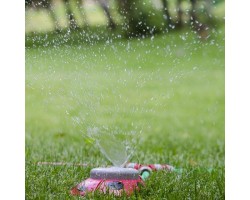 Дождеватель восьмипозиционный на базе "божья коровка", для восьми различных площадей полива INTERTOOL GE-0073-foto3