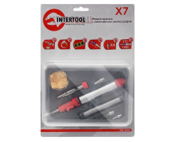 Микрогорелка 12 мл. с комплектом аксессуаров 7 ед. INTERTOOL GB-0005-foto4