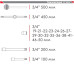Набор инструмента 3/4", 20 ед (гол. 19-50 мм) металлический кейс INTERTOOL ET-6024