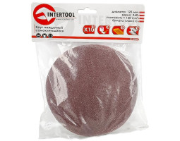 Круг наждачный самоклеющийся 125 мм, К60, уп. 10 ед. INTERTOOL BT-0506-foto2