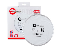 Диск отрезной Turbo, алмазный 230 мм, 16-18% INTERTOOL CT-2005-foto2