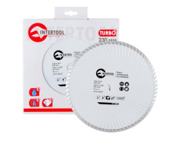 Диск отрезной Turbo, алмазный 230 мм, 16-18% INTERTOOL CT-2005-foto2