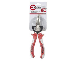 Щипцы удлиненные изогнутые 160 мм ПРОФ. INTERTOOL HT-0131-foto2