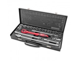 Профессиональный набор инструмента 1/2", 25 ед (гол. 10-32 мм) INTERTOOL ET-6025-foto2