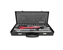 Профессиональный набор инструмента 1/2", 25 ед (гол. 10-32 мм) INTERTOOL ET-6025-foto3