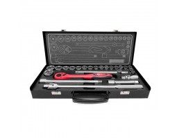 Профессиональный набор инструмента 1/2", 25 ед (гол. 10-32 мм) INTERTOOL ET-6025-foto3