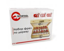 Набор фрез по дереву 12 ед. INTERTOOL HT-0071-foto7
