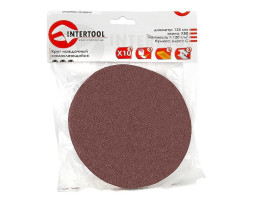 Круг наждачный самоклеющийся 125 мм, К80, уп. 10 ед. INTERTOOL BT-0508-foto2