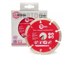 Диск отрезной сегментный, алмазный 115 мм, 22-24% INTERTOOL CT-1006-foto3