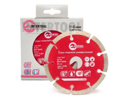 Диск отрезной сегментный, алмазный 115 мм, 22-24% INTERTOOL CT-1006-foto3