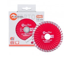 Диск отрезной Turbo, алмазный 115 мм, 22-24% INTERTOOL CT-2006-foto2