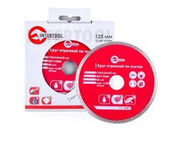 Диск отрезной алмазный со сплошной кромкой 125 мм, 22-24% INTERTOOL CT-3007-foto3