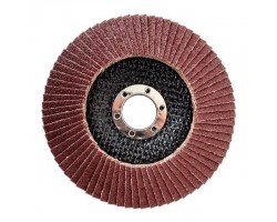 Диск шлифовальный лепестковый 125x22 мм, зерно K80 INTERTOOL BT-0208-foto2