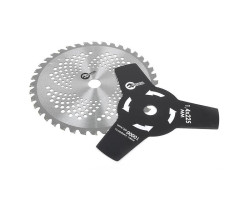 Мотокоса 1,8 кВт, 7000 об/мин., 40-зубчатый диск с твердосплавными напайками, 3-зубчатый нож, катушка с леской, ранцевый плечевой ремень INTERTOOL DT-2238-foto6