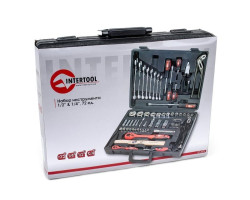 Профессиональный набор инструмента 1/2" & 1/4" 72 ед. INTERTOOL ET-6073-foto2