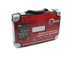 Профессиональный набор инструмента 78 ед. INTERTOOL ET-7078-foto8